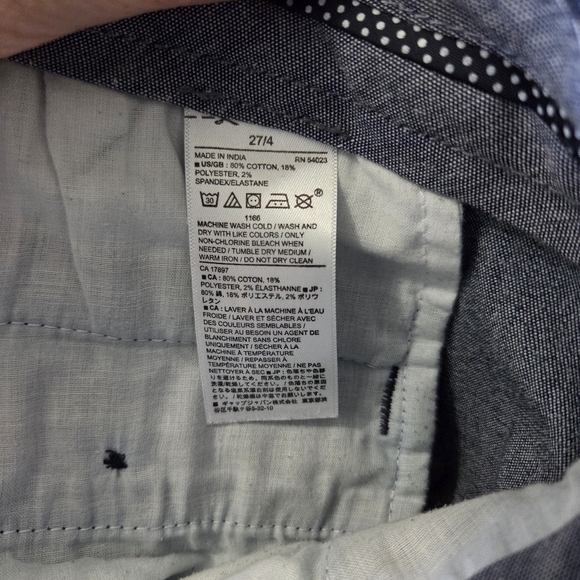 ⭐️Banana Republic Blue Trousers Jean Look Size 27 - Picture 4 of 5